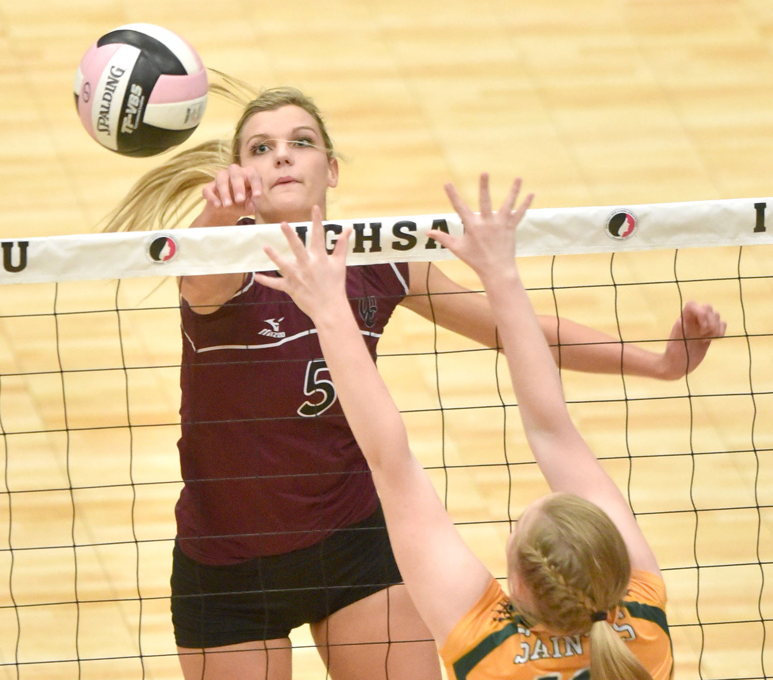 Western Christian vs Council Bluffs St. Albert state volleyball